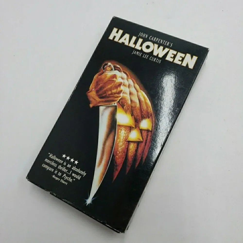 John Carpenter's Halloween VHS 1997 with Official Merchandise Card